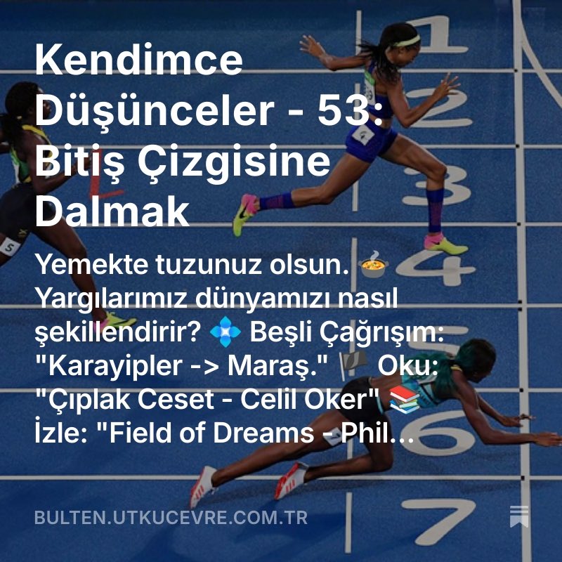 utkucevre's tweet photo. Kendimce Düşünceler, iki haftada bir pazar sabahları keyifle yayınlanan bir kültür-sanat-felsefe fanzinidir. İlham, film ve kitap önerileri almak için abone olabilirsiniz. Beğenmeniz dileğiyle, sevgiler.

https://t.co/9husVMSaSh https://t.co/9ZZ6sXGYGf