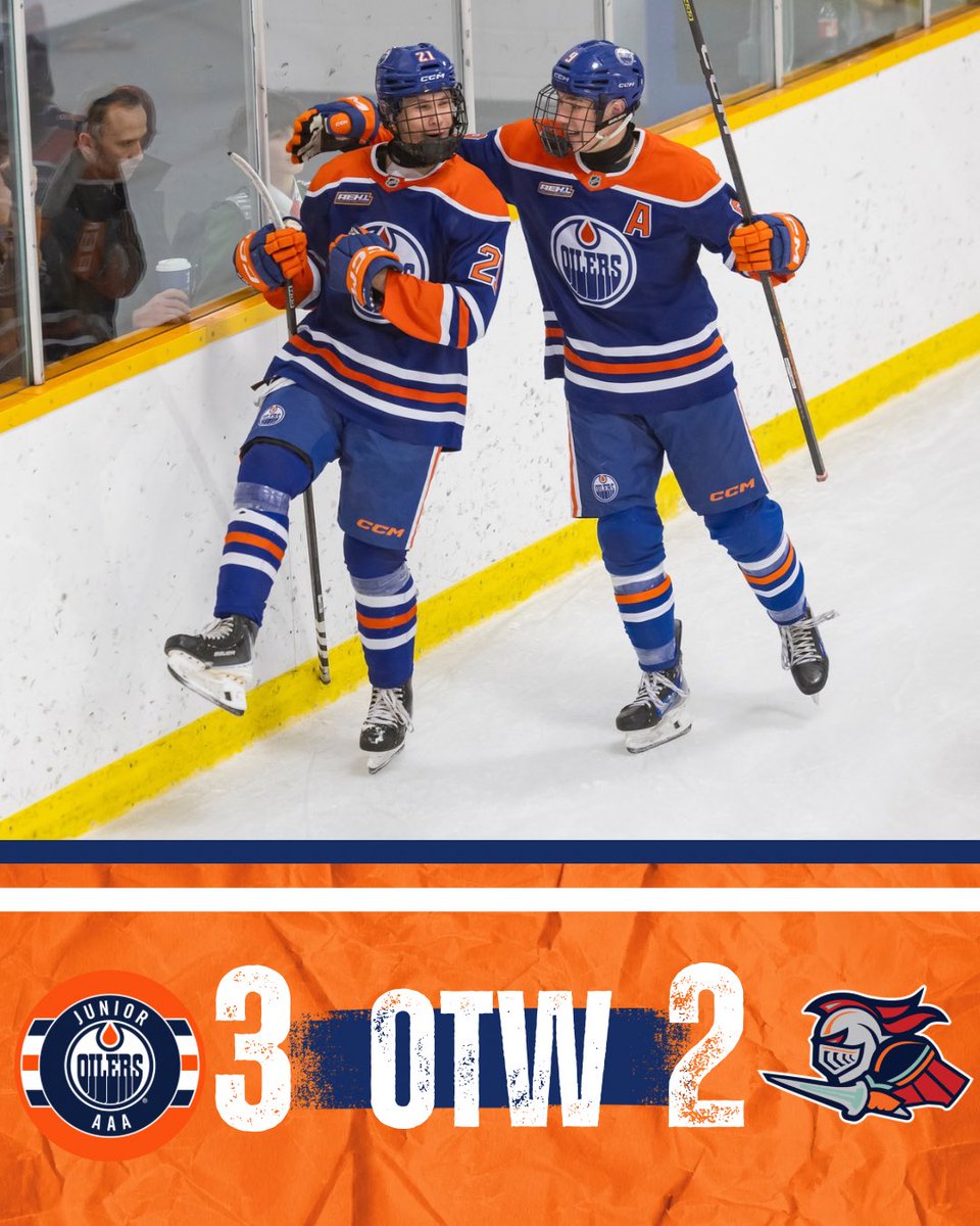 Edmonton U18 AAA Junior Oilers Orange tweet media