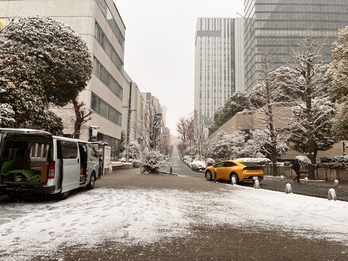 Matomoni_ikiro's tweet photo. 雪のお茶の水 https://t.co/psdsn2eWu6