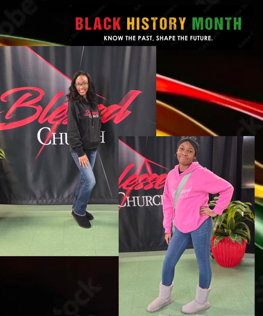 BlessedInSTL1's tweet photo. Black History Month. Celebrating our Faith, Heritage and Achievement.  Blessed Church ❤️🖤💚 https://t.co/uHBIGJUqsN