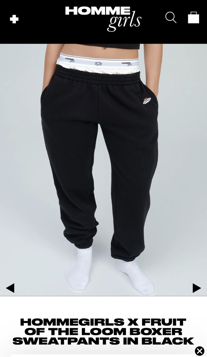 HOMME GIRLSとフルーツオブザルームのスウェットこうた🍎