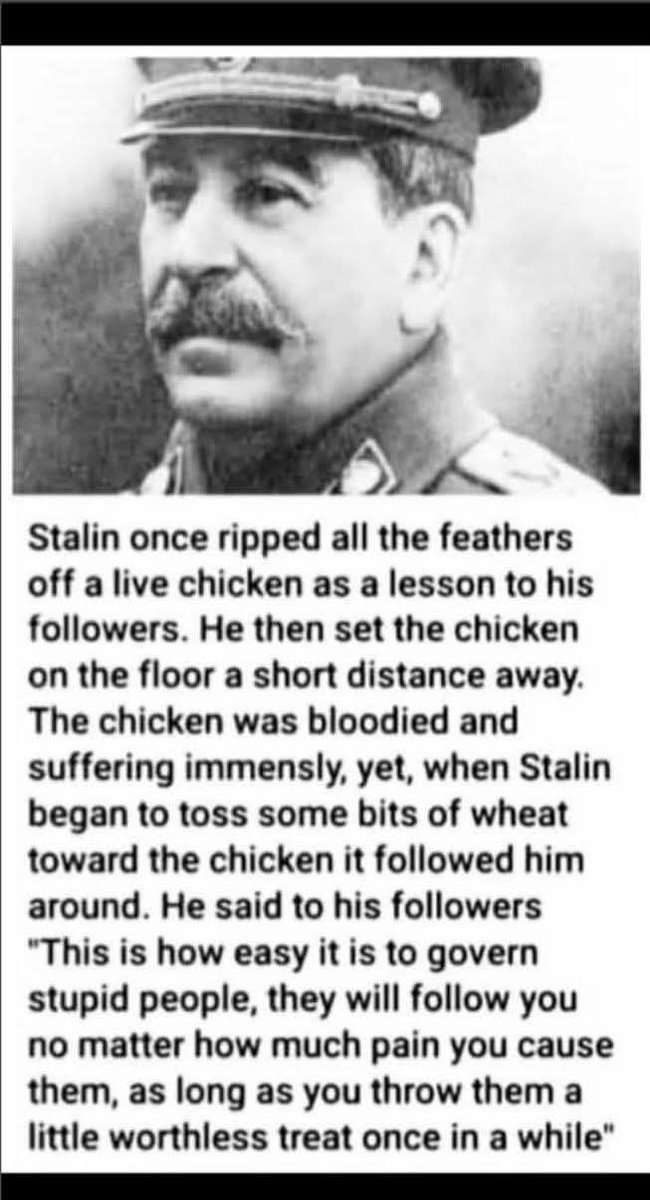 And they flocked to him until they starved to death.