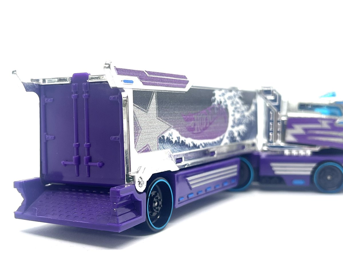 Galactic Express SuperRigsより デコトラのホットウィール。 サイド