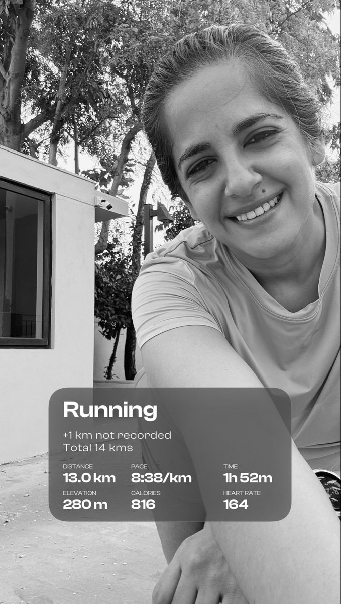 14 kms of a nice easy run - today’s run fueled by a slice of biscoff cheesecake that just had to be had 🍰 the run def felt sweeter