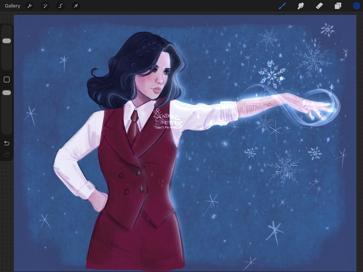 her students have been begging for a demonstration of ice lance for the entire semester but she only does it on the day sciel is a guest speaker at the academy…