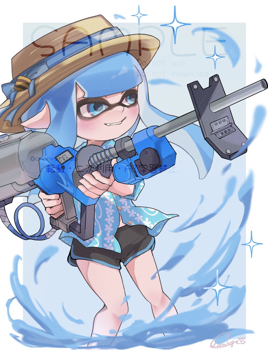 Pikoさんのイカちゃんを描かせていただきました🌊✨ ありがとうご