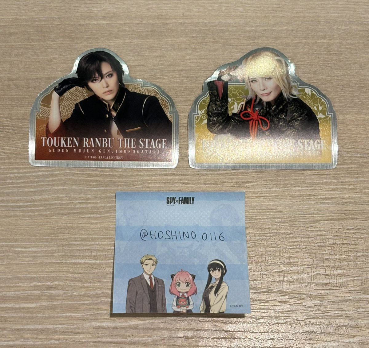 HOSHINO_0116's tweet photo. 【交換】舞台刀剣乱舞 刀ステ 禺伝 再演
会場購入特典 ダイカットステッカー

譲：大倶利伽羅（通常）、南泉（通常）
求：歌仙（通常）

2/14、2/15、2/20、2/21、2/23
現地にて手渡し
お気軽にお声掛け下さい。 https://t.co/PSHe9tBmWO
