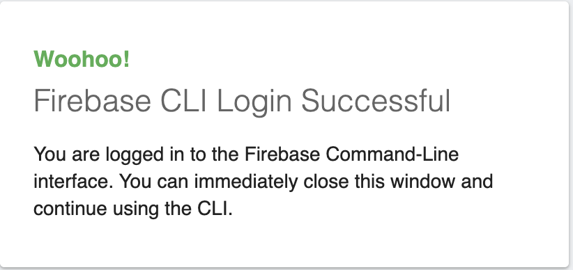 taiga98's tweet photo. Firebase CLIにLoginした！
使い方はまだわからない https://t.co/LxcbEMXmac