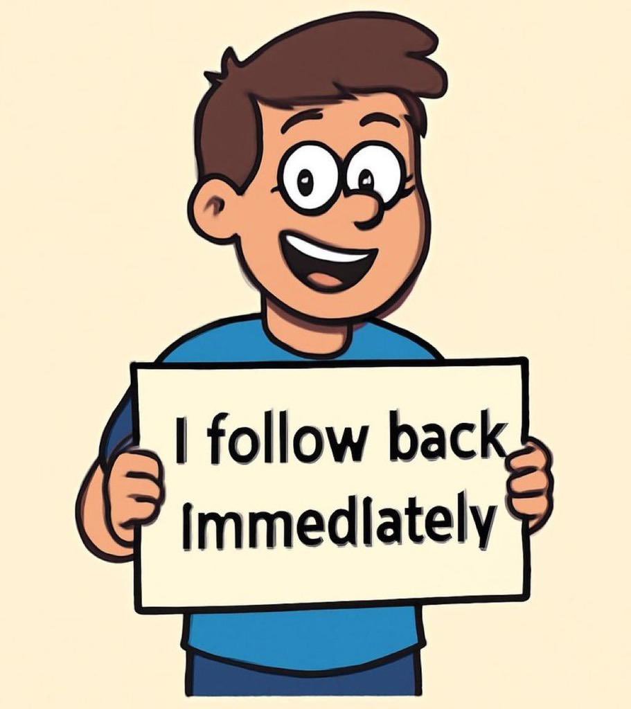 Am I following you   
Say Hey > let's follow you