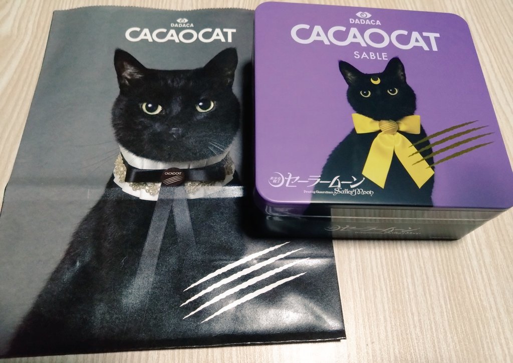 またジャケ買い(笑) 黒猫🐈‍⬛×セーラームーンなんて、まんまルナ