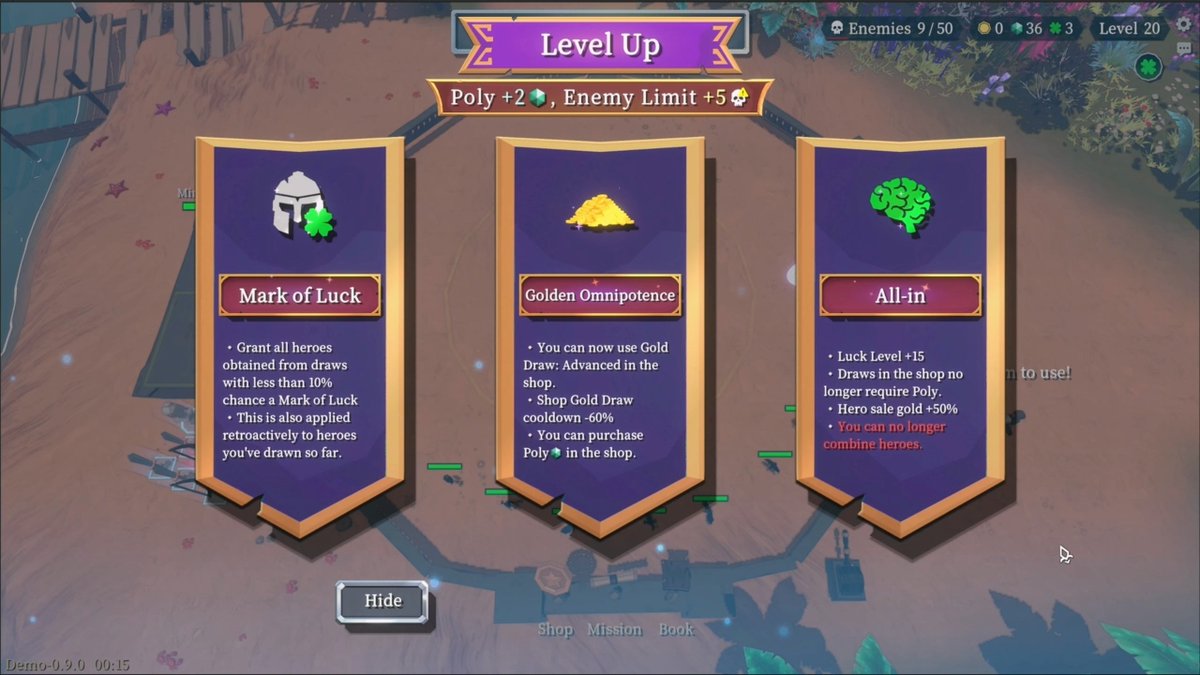 bbs080's tweet photo. An Interview with Naroot, the Solo Developer of Poly TD https://t.co/vuXIDdmamp
#PolyTD #PolyTowerDefense #IndieGame #IndieDev #TowerDefense #TDGame #StrategyGame #CasualGame #HeroCombination #HeroCollector #LegendaryHeroes #LowPoly #SyntyAssets #SinglePlayerGame #Game https://t.co/gGLbTuoGsD