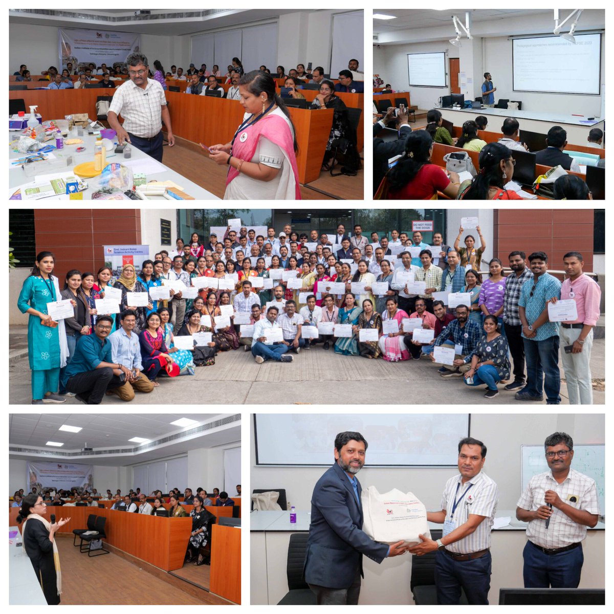 ScienceActivity's tweet image. We recently concluded a 3 day residential workshop for #secondary #school #teachers under @cgsamagra. During the workshop, Prof. @ArnabPune , Dr @DrAparnaIISERP, Dr @dsugat84 interacted closely with the teachers on exploring opportunities in #STEM learning.
@IISERPune.