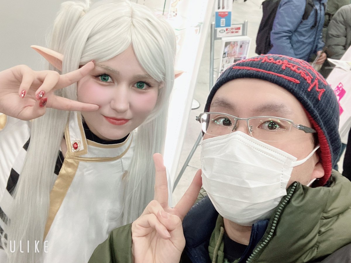 SNNEXT1117's tweet photo. 今日もことみさんにお会いできた🥰
ワンフェス恒例の楽しみ🥰
コス素敵✨️ https://t.co/9ToftdXood