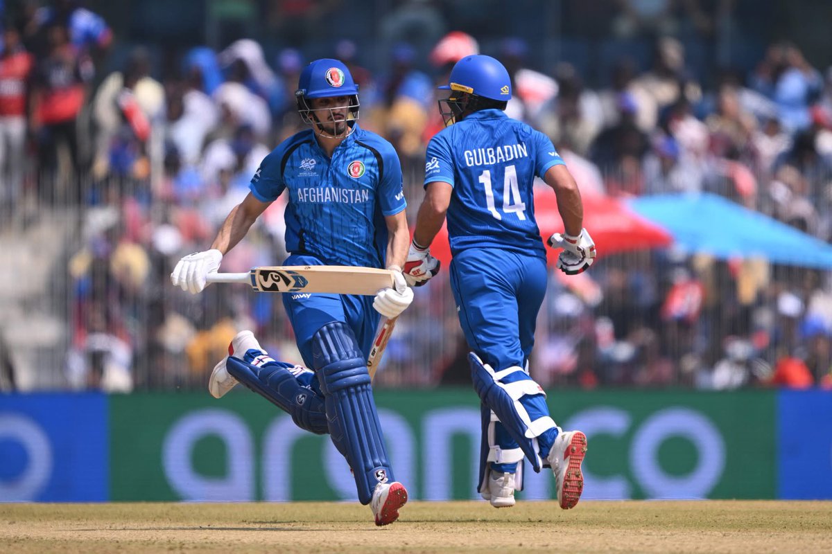 hameedshuja's tweet image. A very good partnership between Gulbadin and Atal. They have stabilised things and given Afghanistan the platform for a take-off in the last 6 overs now. Still on course for a good total here. 

#NZvAFG #AFGvNZ #T20WorldCup #AFG #AFGvsNZ