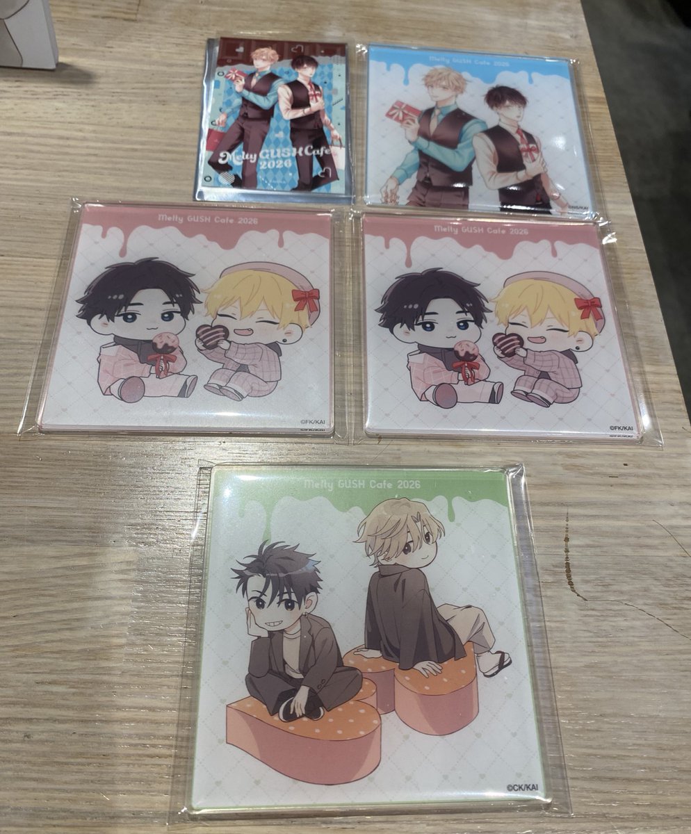交換/譲渡】 Melty GUSH Cafe 2026 ステラマップ カフェ アクリル
