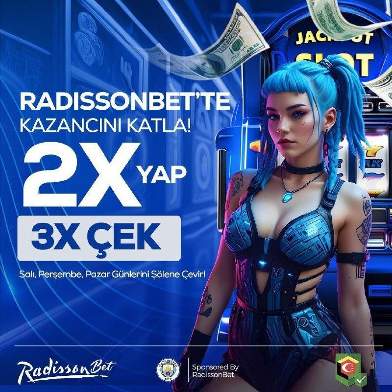 xradissonbet's tweet photo. 💸 Yatırımını ikiye katla, üç katını çek!

🎰500₺ bakiye → 1500₺ çekim!
🎯10.000₺ yatırım → 30.000₺ direkt çekim!

⏰Salı, Perşembe ve Pazar günleri geçerlidir
⚡Pragmatic Play, EGT Digital ve Amusnet slot sağlayıcılarında geçerlidir.

🛫 https://t.co/kcMcYQAmhY https://t.co/rgUvwDrzfk