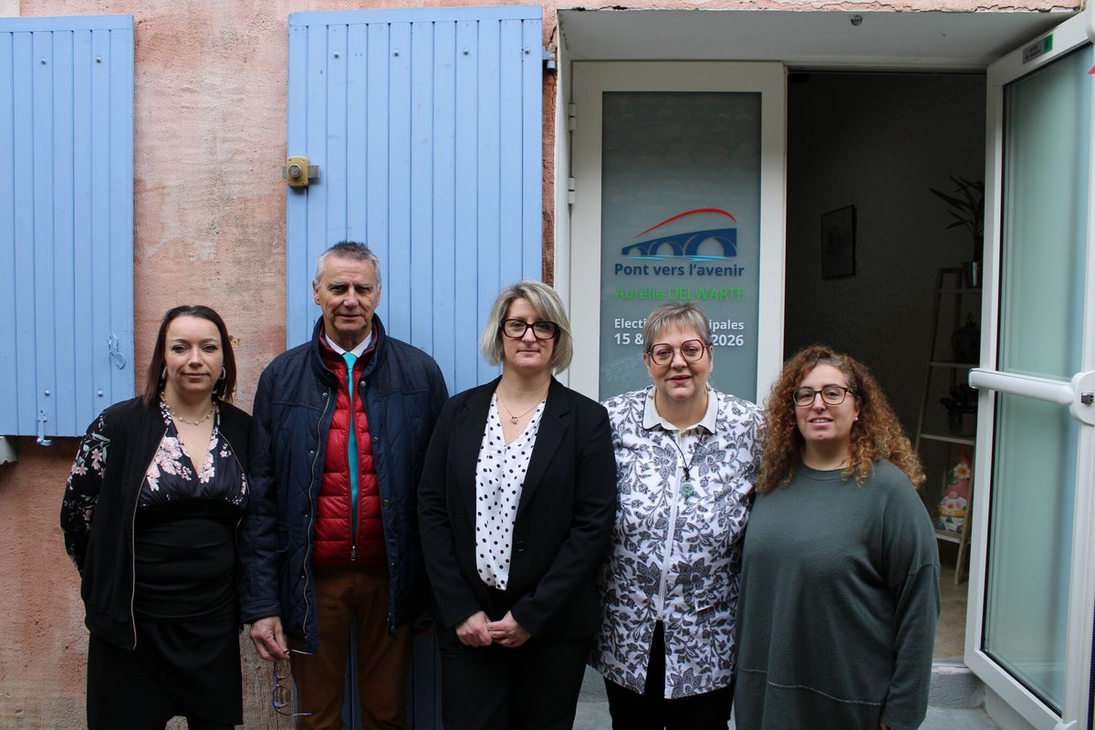 Municipales 2026 à Pont-Saint-Esprit : la candidate Aurélie Delwarte a inauguré son local de campagne
➡️ l.midilibre.fr/1f2x