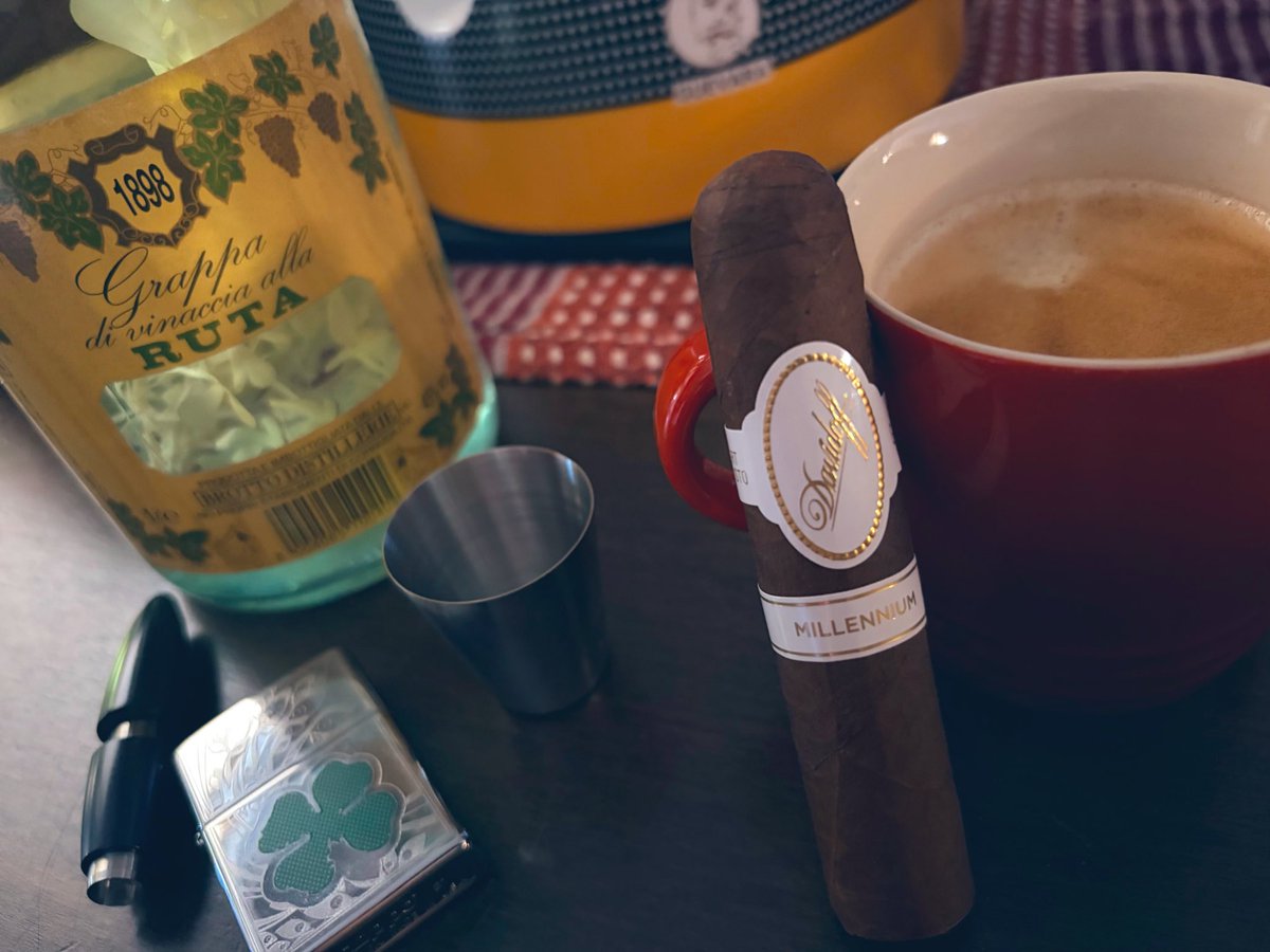 Davidoff Millennium &amp; Grappa Ruta Lungo <a href="/Davidoff_Cigars/">Davidoff Cigars</a> <a href="/Cigar_Club_sa/">Cigar Club SA</a> <a href="/MAbrams_BB/">Malitious Abrams - Magna Carta💰💵💳</a> <a href="/JacquiG17406236/">JacquiG</a> #Cigars