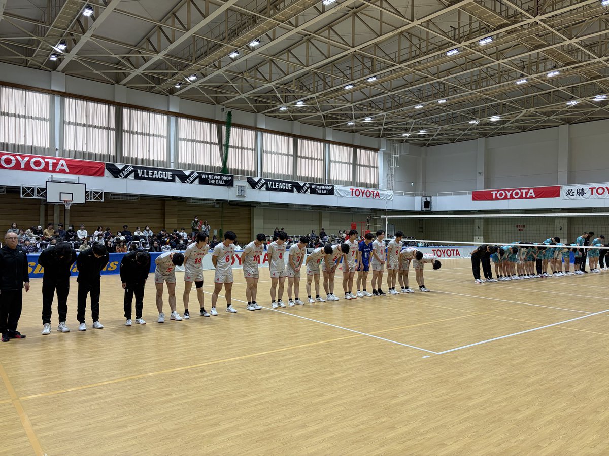 🦅
試合結果🏐

2025-26 V.LEAGUE MEN

2/8(日) 13:00
 VS#クボタスピアーズ大阪
📍トヨタスポーツセンター第二体育館

🦅13-25
🦅20-25
🦅23-25

セットカウント0-3で負けました
たくさんのご声援ありがとうございました🦅