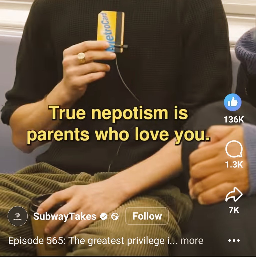 YemiFX's tweet photo. "The true nepotism is parents who love you!" https://t.co/fxCuHmr7nG