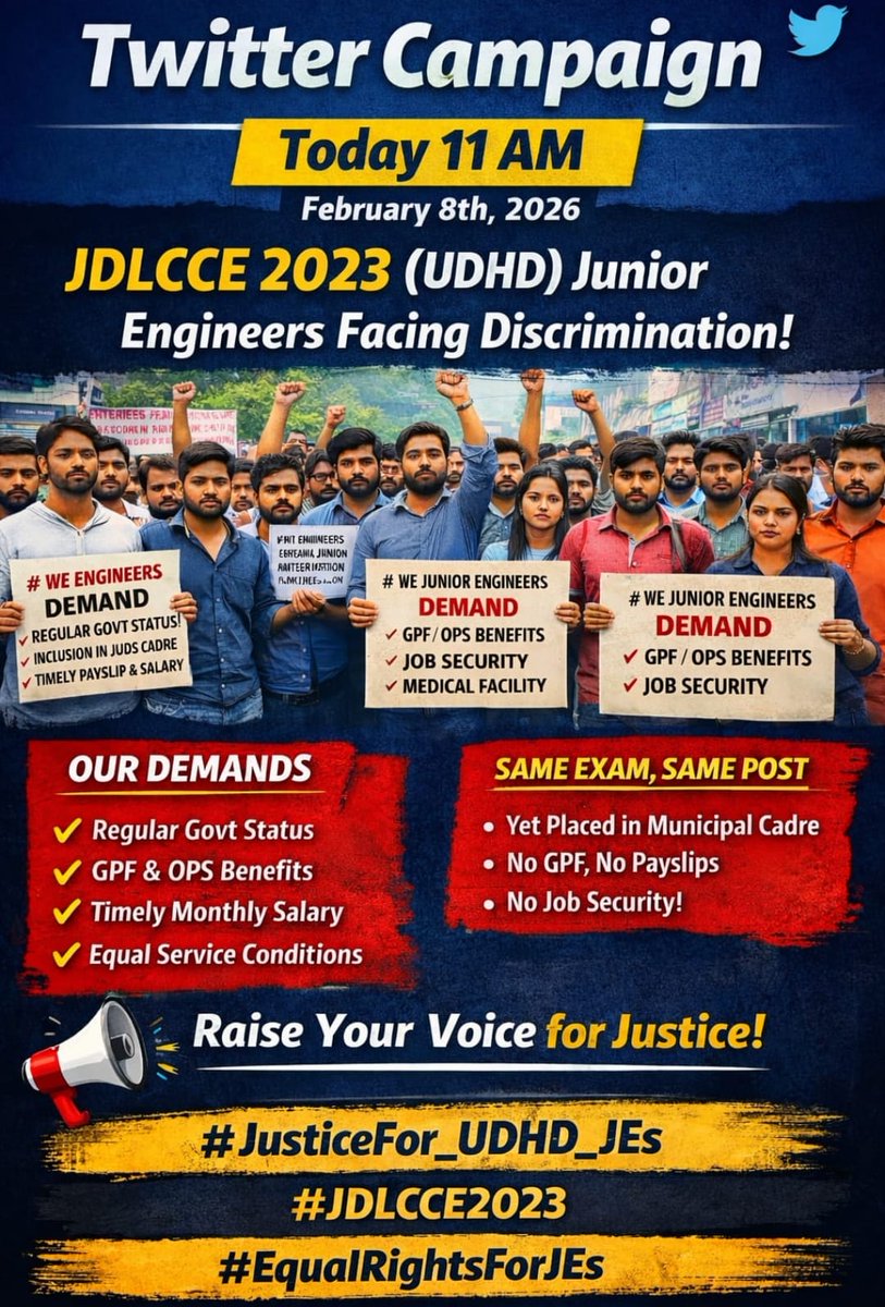 Abhi9306771's tweet photo. #JDLCCE2023  
#JusticeFor_UDHD_JEs  
#Jharkhand
@HemantSorenJMM
@JmmJharkhand
@JharkhandCMO
@kumarsudivya
@jhar_governor

@prdjharkhand
@RanchiPIB
@The_FollowUp
@prabhatkhabar
@JagranNews
@Live_Hindustan https://t.co/5aK7BYegzt