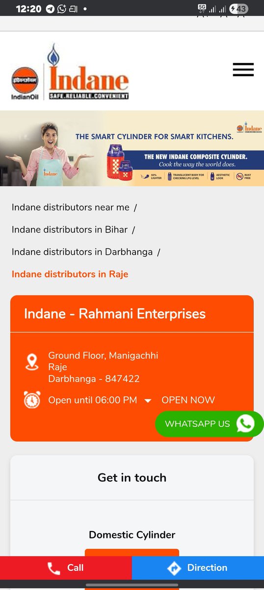 pm_modi_2047's tweet photo. Rahmani gas AJENCY

ग्रहकों का खून चूस रहा है यहा ₹950 AJENCY rate है गरीबों से 1000 रुपये गैस सिलेंडर मिलता है और कुछ भी सबाल करने पर मार या दादागिरी क्यु सरकार इसकी जाच क्यु नहीं कर रहे हैं
@bihar_police @dm_patna @darbhanga_dm @NitishKumar @narendramodi @rashtrapatibhvn https://t.co/kXRsWO5DwD