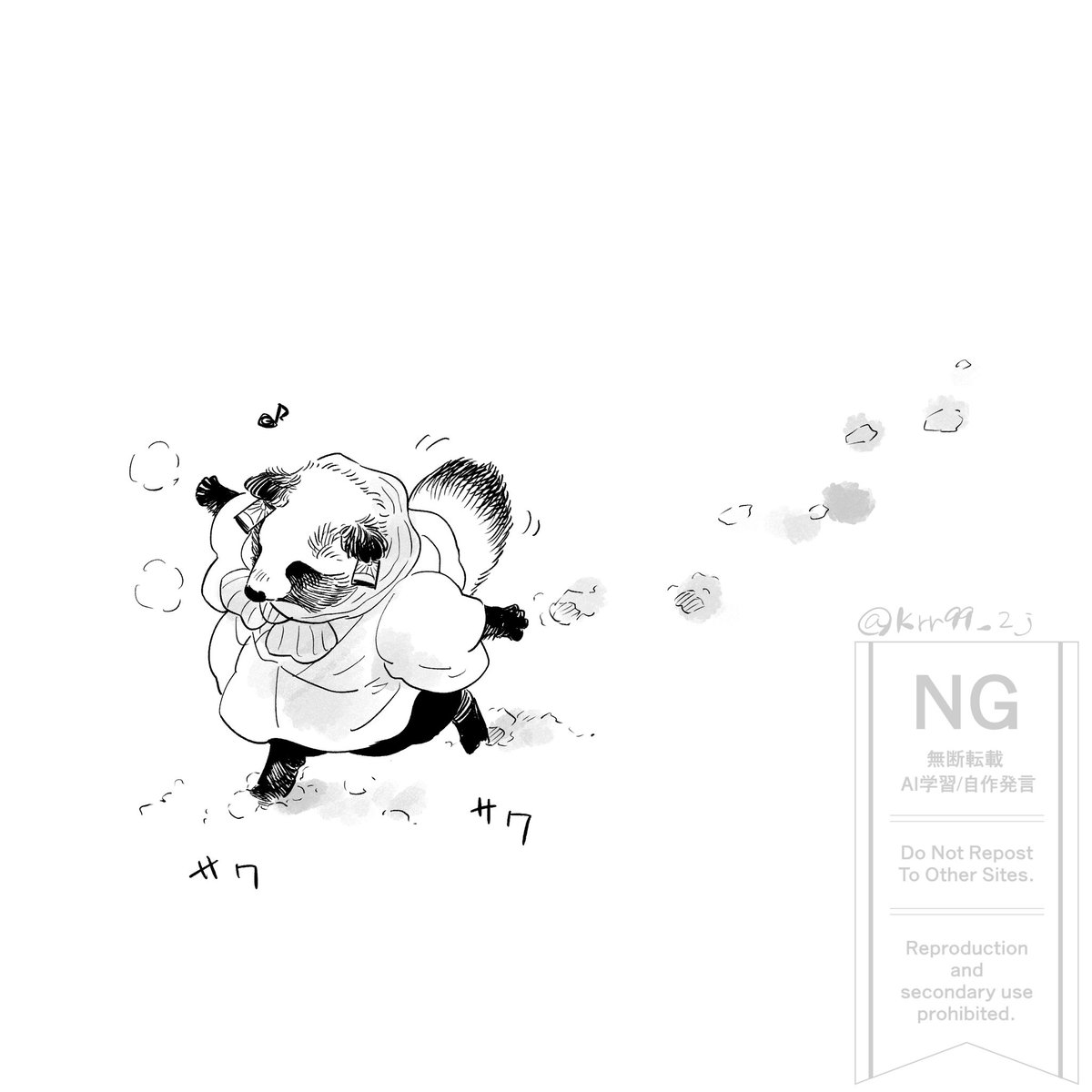 krr99_2j's tweet image. 雪だねぽんじろ🎴