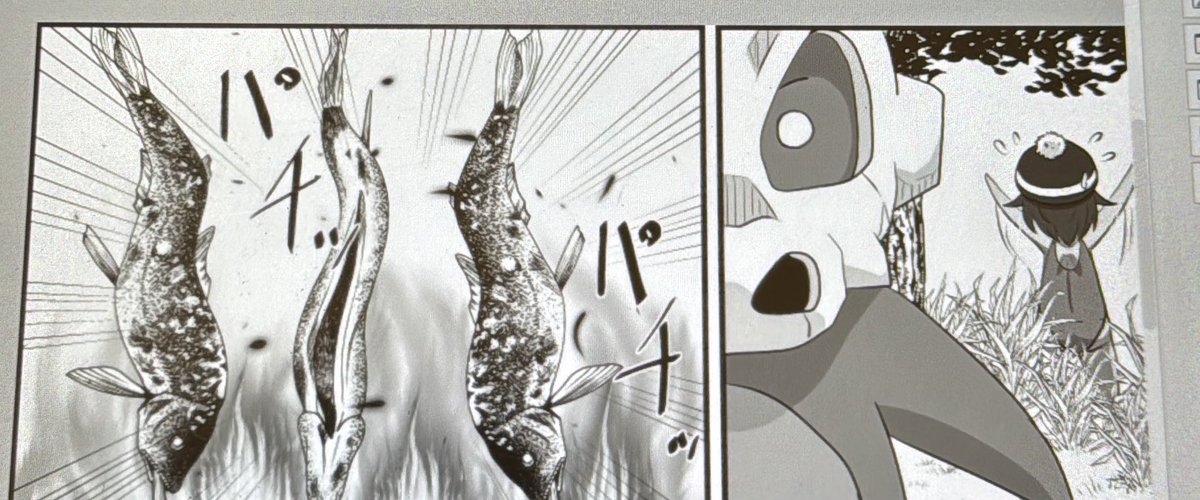 きまグレな更新…🖋️_(:3」z)_
やたらと食べ物が出てくるシーンが続くなこのマンガ 