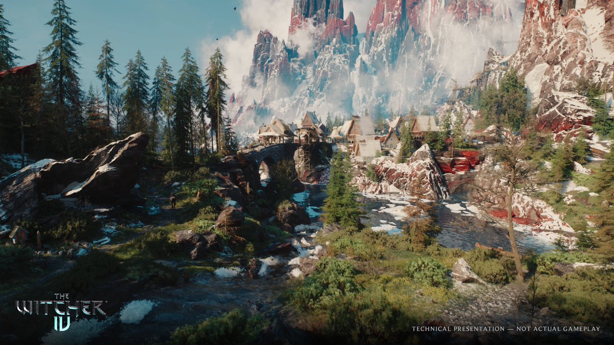 WitcherVerse_'s tweet photo. I think The Witcher 4 will be the first well optimized open world game built on Unreal Engine 5. This game will probably kill all the negativity around UE5. #Witcher4 #WitcherIV https://t.co/UHuJidgTEb