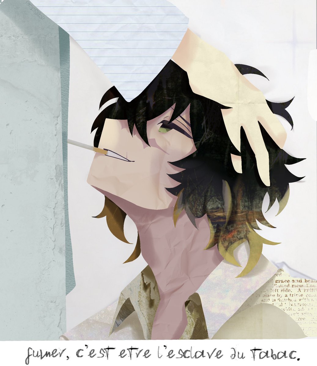 emb4lmrr's tweet image. Towa as that French cig add #slowdamage