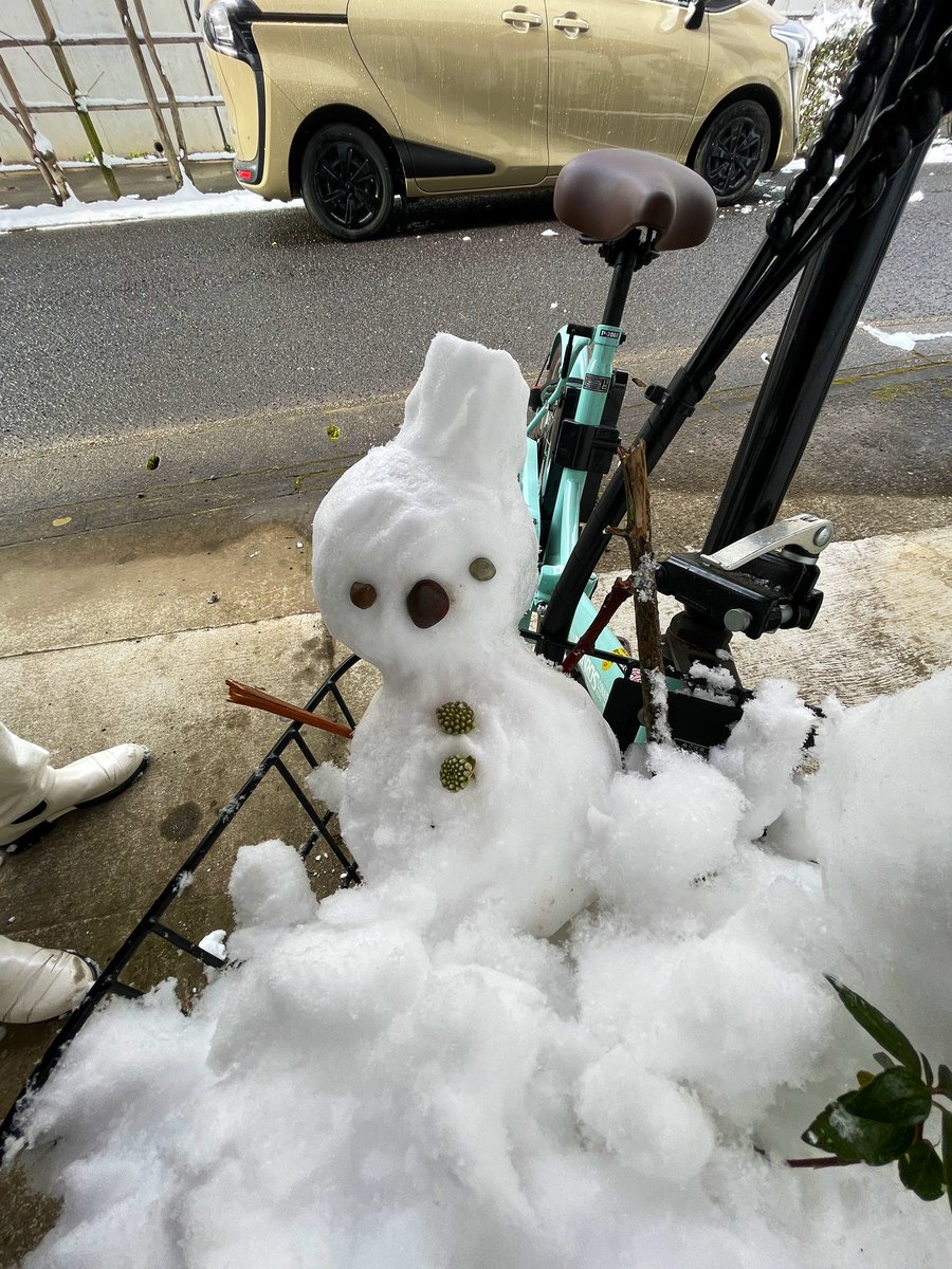 van_amongus's tweet photo. 雪だるま作った⛄️ https://t.co/EosldaTR28
