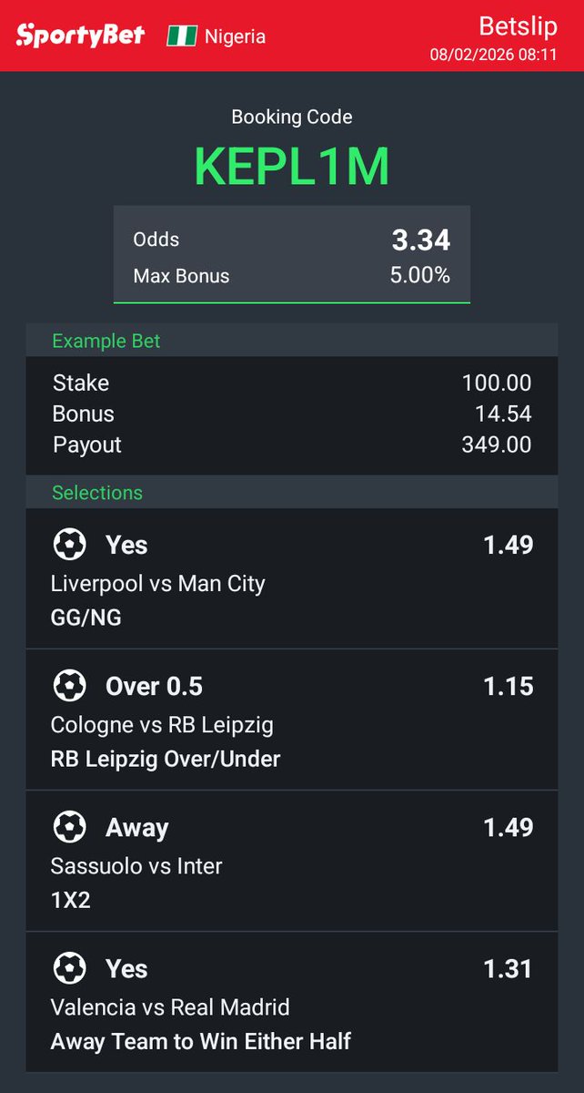 HayMosesBet ⚽🏀🏐🎾 tweet media