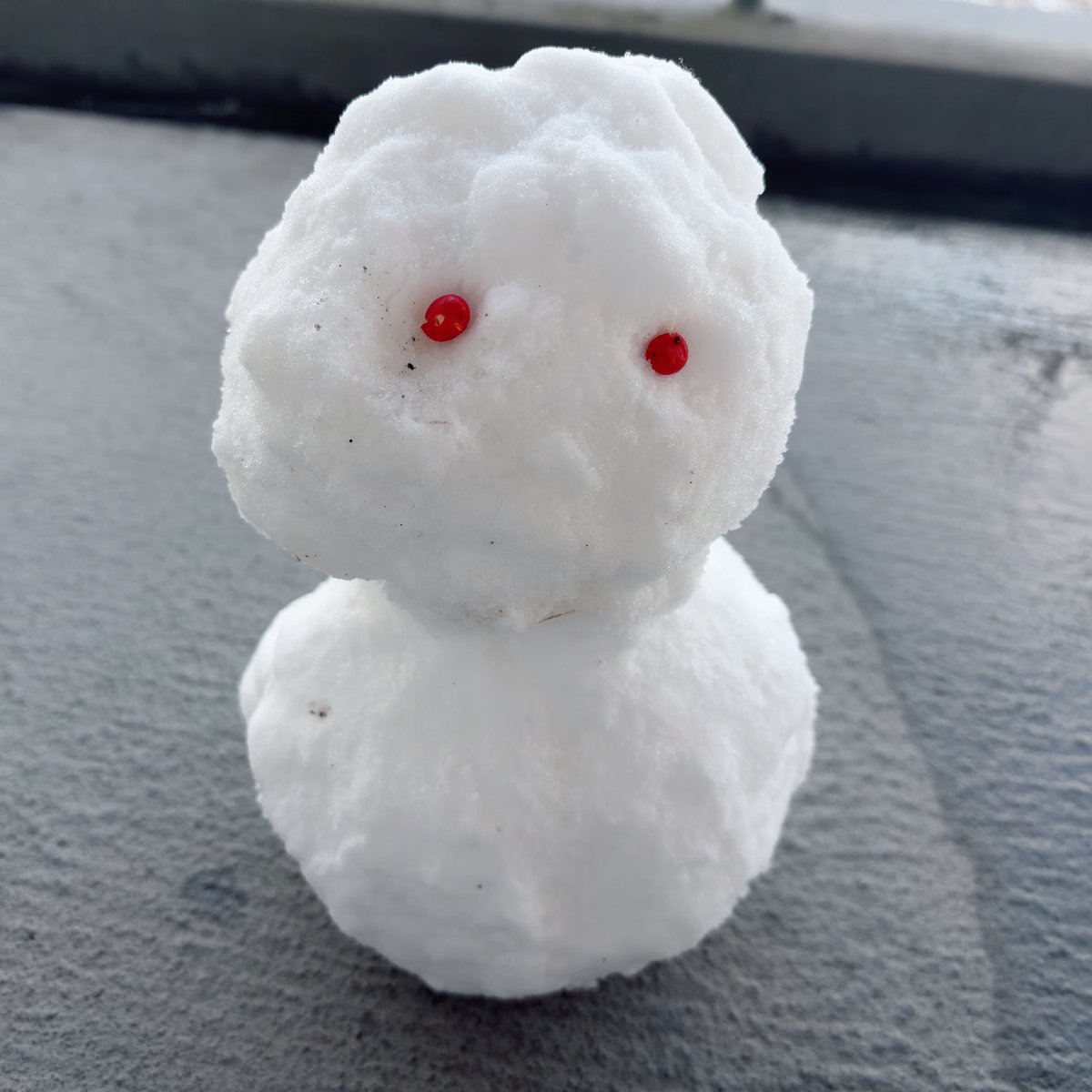 2個目のゆきだるまちゃん⛄️