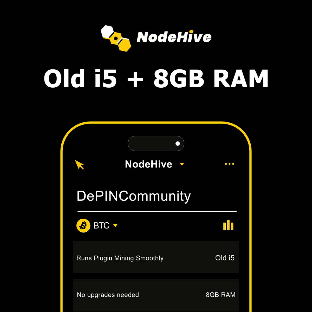 NodeHive_X's tweet photo. 💬 Community Highlight
“I connected an old i5 desktop with 8GB RAM and ran the plugin miner — works smoothly.”
— anonymous early node runner
Sometimes, infrastructure is already sitting under your desk.
#NodeHive #InfraFromHome #PluginMining #DePINCommunity https://t.co/JIzILEHaCn