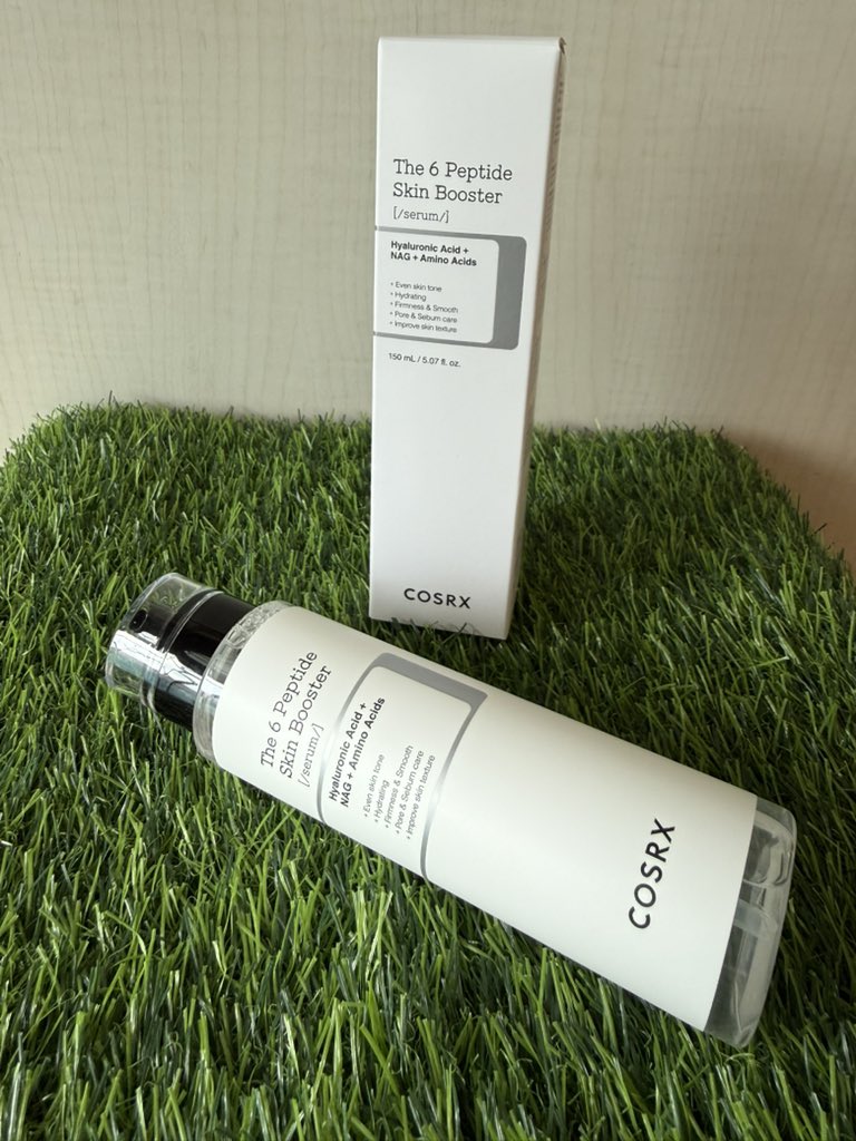 oak_html_5's tweet image. #COSRX The 6 Peptide Skin Booster เซรั่ม เป็นขั้นตอนแรกของการบำรุงผิว เนื้อเซรั่มบางเบามาก ซึมไว ไม่เหนียว พอใช้ต่อเนื่องรู้สึกว่าผิวนุ่มขึ้น ผิวดูเรียบขึ้น แล้วตัวบำรุงที่ลงต่อก็ซึมดีขึ้นจริง

✨พิกัด &amp;gt;&amp;gt; s.shopee.co.th/5q2YTo929K

#เซรั่ม #serum #COSRX #รีวิวดีรีวิวดัง