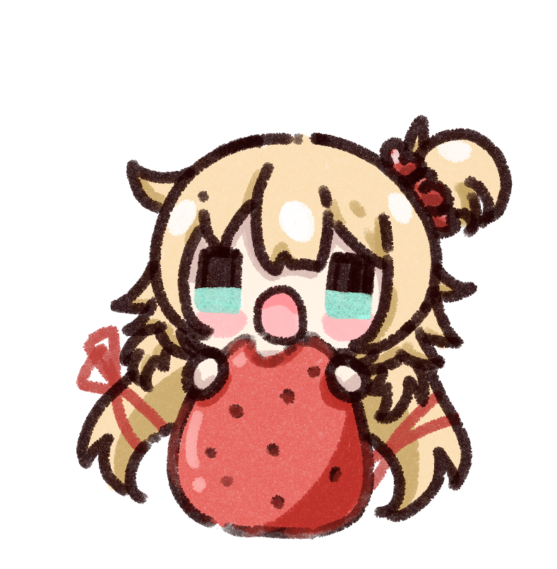 いちごもぐもぐ🍓

 #はあとart