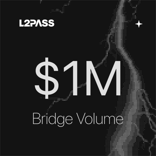 $1M in cumulative bridge volume in 1 week

Cross-chain swap now: swap.l2pass.com