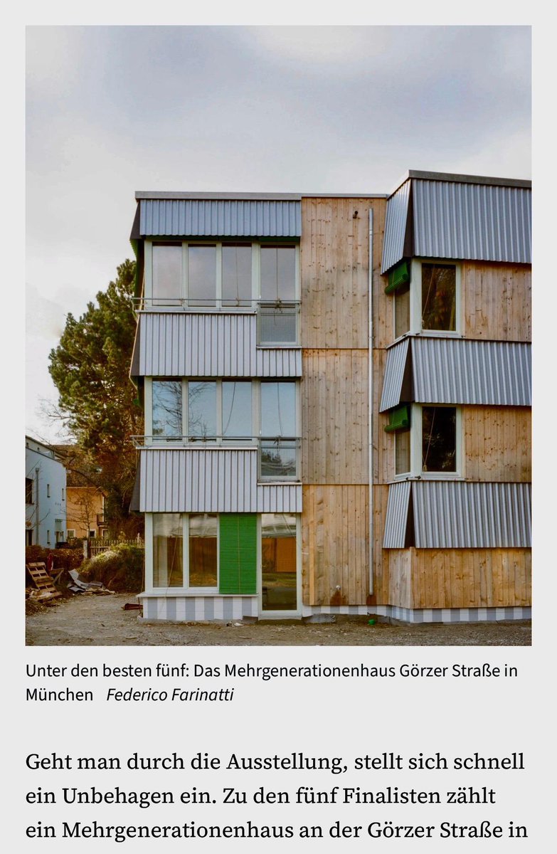 Preisträger des Deutschen Architekturmuseums, als einer der besten Architektenentwürfe Deutschlands.