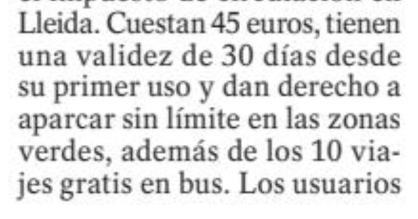 estertort's tweet image. Aquest preu és tarifa resident o és una tarifa a part? #lleida