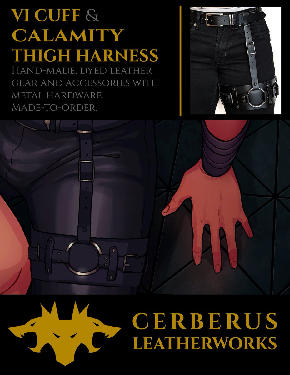 taykovac's tweet photo. Vi's leather gear in this one is from @cerberus_cos 🗣 They also have some cuffs I'm obsessed with lol https://t.co/8NuWRVATHr