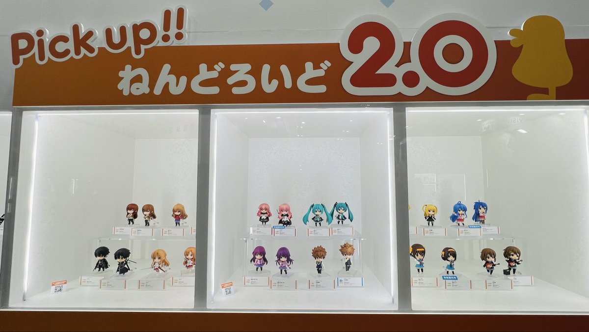 gsc_kahotan's tweet image. ／
　#ねんどろいど 
　初代と2.0並べてみた！
＼
味わい深い初代と最新のリニューアル版、どちらの愛らしさもご覧いただけます✨

#ワンホビ40 #WF2026W