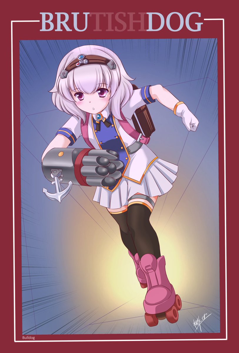 なんとなく昔描いたアズレン絵を上げてみる 