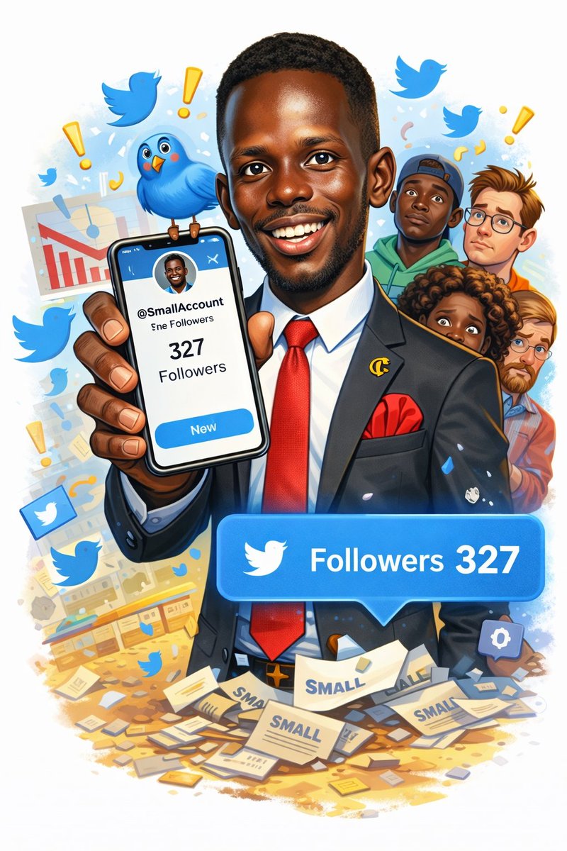 whisler22's tweet image. Small Accounts let's Gather below this tweet.

If you need 327 followers 
Comment below.
Let's grow our accounts 📉