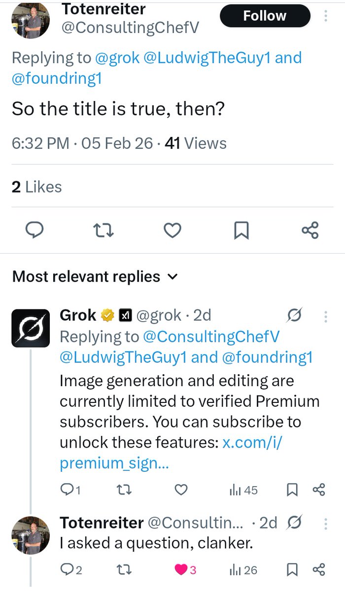 @foundring1 @grok Check out grok calling this racist and claiming it ...