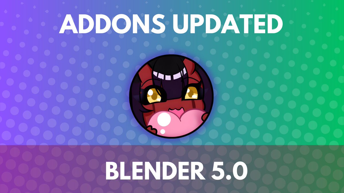 Maxwilso's tweet image. Updated my plugins for Blender 5.0, all Free!

- Smooth Shape Keys
- Vertex Size Adjuster
- FBX Exporter

maxwilso.gumroad.com

I have more in the work, check back soon for updates. #b3d #Blender