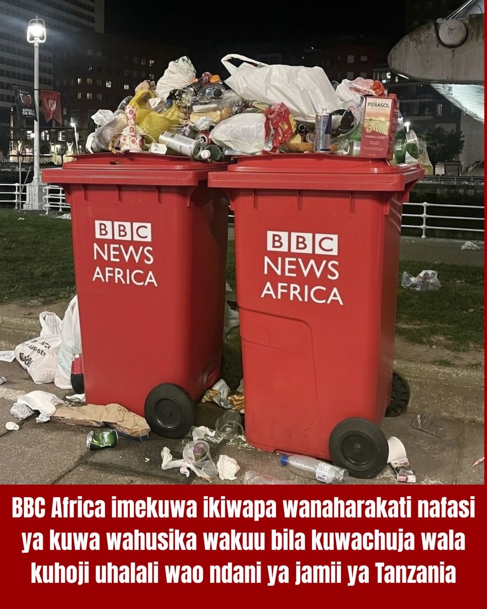 kichefuchefuu's tweet image. Maswali kuhusu ushawishi wa wafadhili wa Ulaya hayawezi kupuuzwa. Pale ambapo mitazamo inayotangazwa inaendana zaidi na vipaumbele vya nje kuliko uhalisia wa ndani, chombo cha habari hupoteza hadhi yake ya kitaaluma.#SomeoneTellBBC
Chombo Cha Wanaharakati