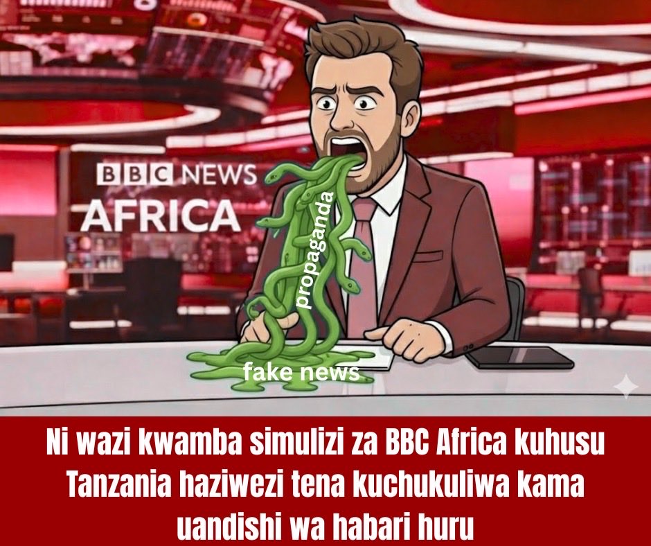 kichefuchefuu's tweet image. Uaminifu wa chombo cha habari haujengwi kwa jina, bali kwa maudhui. Kadri BBC Africa inavyoendelea kusukuma simulizi zisizo na mizani, ndivyo inavyozidi kupoteza imani ya wale wanaotarajia uandishi wa habari huru kwani taarifa zao zinajitokeza kwa uwazi kuwa…