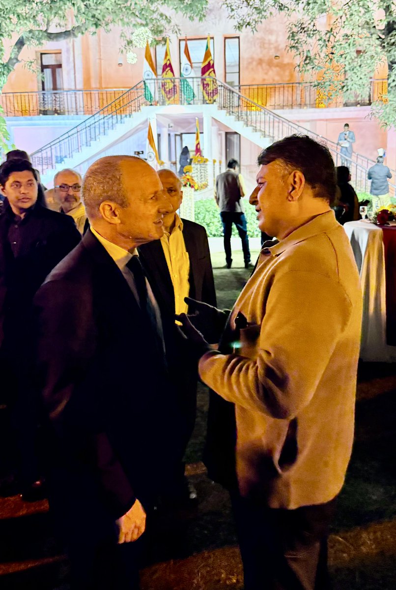 ManavSubhash's tweet photo. Always a pleasure meeting H.E. Mr. @ReuvenAzar Ambassador of @IsraelinIndia https://t.co/kzmGvquvjV
