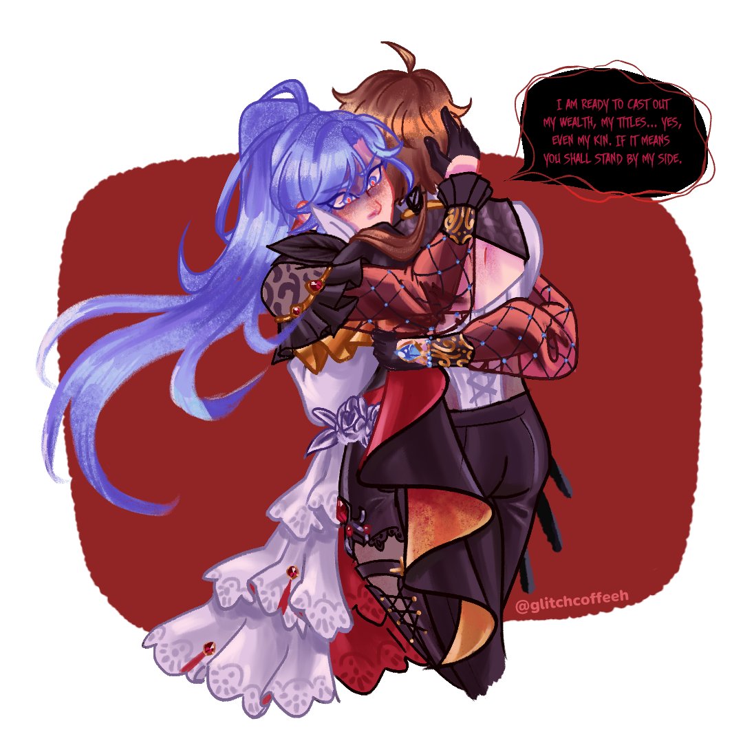 I simply loved this Edmond and the way he interacted with Eiden. I