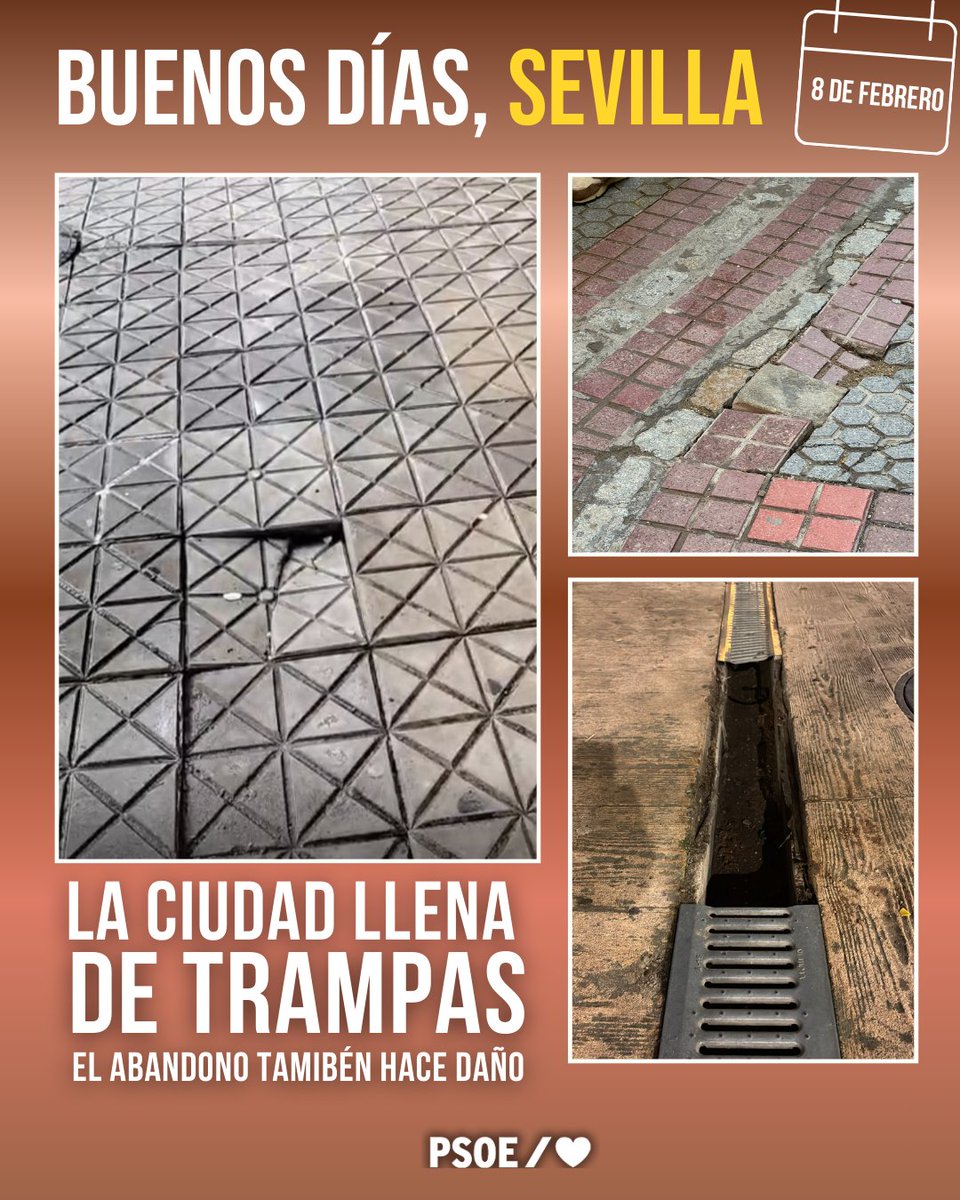 Buenos días.
#sevillaenmarchaatrás